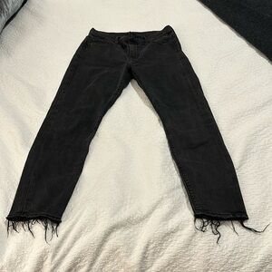 Lucky Brand Black Bridgette Skinny Jeans, Size 28/6